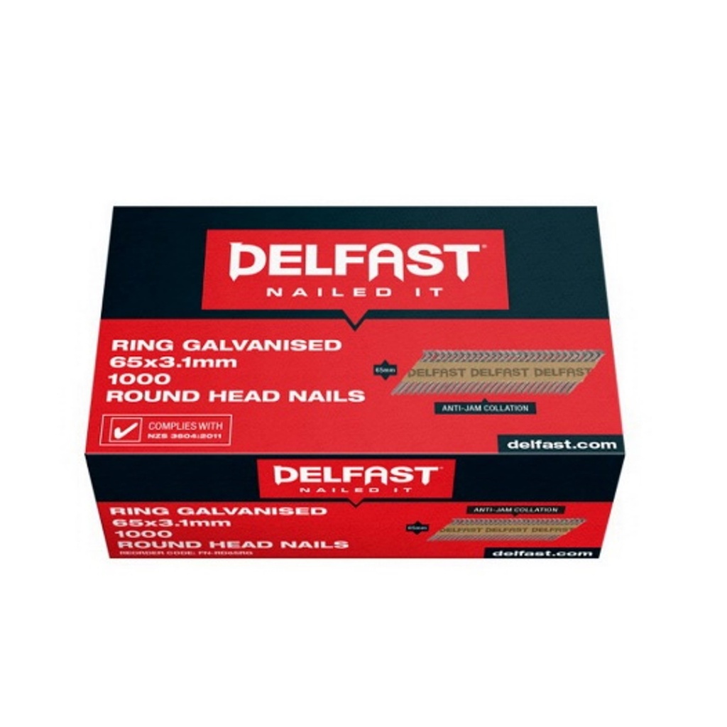 DELFAST RH R/SHANK 65 x 3.1mm GALV 1000